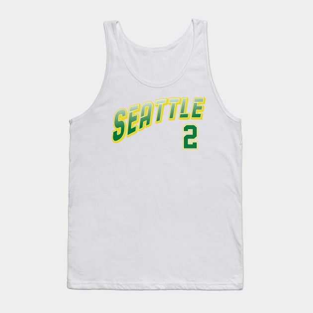 Retro Seattle Number 2 Tank Top by Cemploex_Art